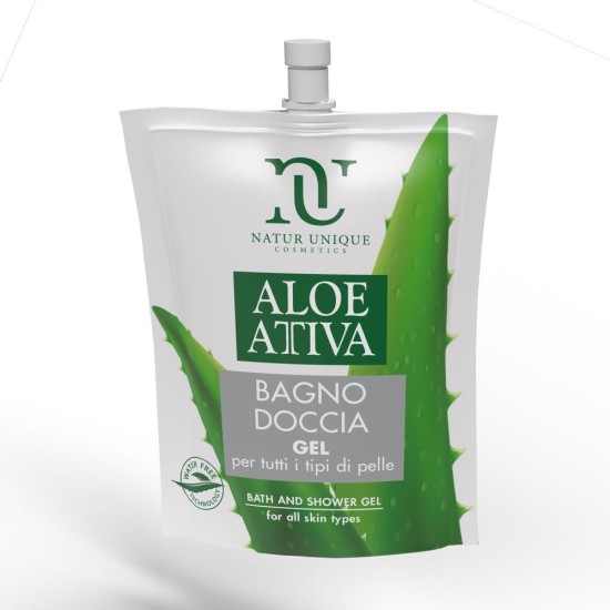 NATUR UNIQUE ALOE ATTIVA BAGNO DOCCIA 100 ML - Farmacia Castello Srl