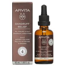 APIVITA OIL PRE-SHAMPOO DANDRUFF RELIEF 4 OLIO ESSENZIALE 50 ML/19 - Farmacia Castello Srl