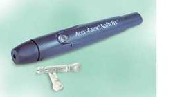 PENNA PUNGIDITO ACCU-CHEK SOFTCLIX + 25 LANCETTE SOFTCLIX + MANUALE DI UTILIZZO - Farmacia Castello Srl