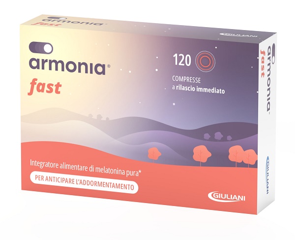 ARMONIA FAST 1 MG MELATONINA 120 COMPRESSE - Farmacia Castello Srl