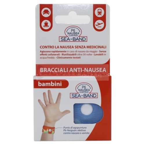 BRACCIALE ANTI NAUSEA PER BAMBINI P6 NAUSEA CONTROL 2 PEZZI - Farmacia Castello Srl