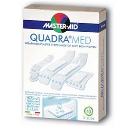 CEROTTO MASTER-AID QUADRA DERMOATTIVO FORMATI ASSORTITI 20 PEZZI - Farmacia Castello Srl