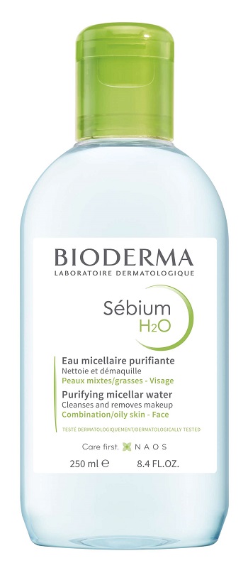 SEBIUM H2O ACQUA MICELLARE DETERGENTE PURIFICANTE 250 ML - Farmacia Castello Srl