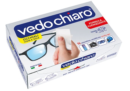 VEDOCHIARO OCCHIALI 16 SALVIETTE UMIDIFICATE - Farmacia Castello Srl
