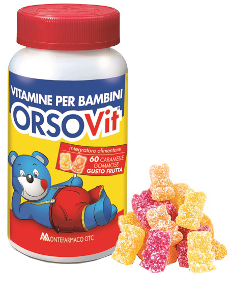 ORSOVIT CARAMELLE GOMMOSE VITAMINA BB SENZA GLUTINE 60 PEZZI - Farmacia Castello Srl
