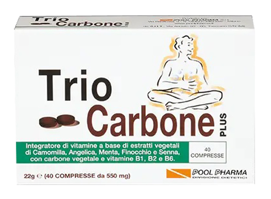 TRIOCARBONE PLUS 40 COMPRESSE - Farmacia Castello Srl