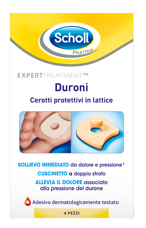 CEROTTO PROTETTIVO PER DURONI SCHOLL IN LATTICE 4 PEZZI - Farmacia Castello Srl