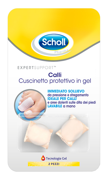 CUSCINETTI PROTETTIVI PER PIEDI CALLI SCHOLL GELACTIV 2 PEZZI - Farmacia Castello Srl