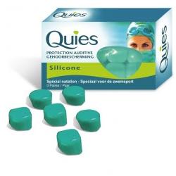 TAPPO AURICOLARE IN SILICONE QUIES 3PAIA - Farmacia Castello Srl