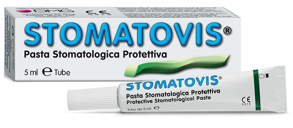 PASTA STOMATOLOGICA PROTETTIVA STOMATOVIS STOMATITI AFTOSE 5 ML - Farmacia Castello Srl