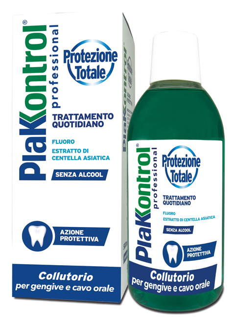 PLAKKONTROL PROTEZIONE TOTALE COLLUTORIO 500 ML - Farmacia Castello Srl