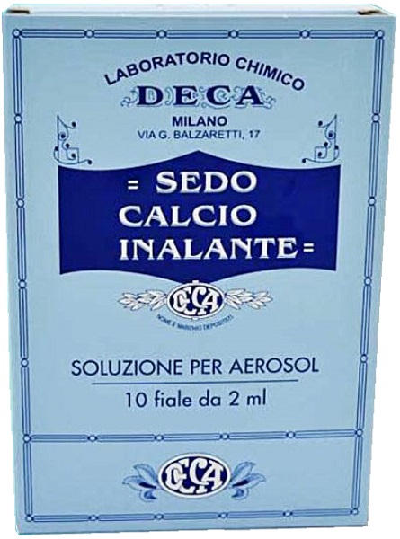 SEDO CALCIO INALANTE SOLUZIONE AEROSOL 10 FIALE 2 ML - Farmacia Castello Srl