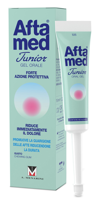 GEL AFTAMED JUNIOR ACIDO IALURONICO 15 ML - Farmacia Castello Srl