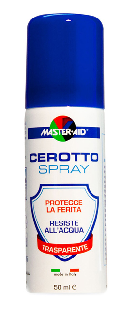 CEROTTO SPRAY MASTER-AID FLACONE 50ML CIRCA 80 APPLICAZIONI - Farmacia Castello Srl