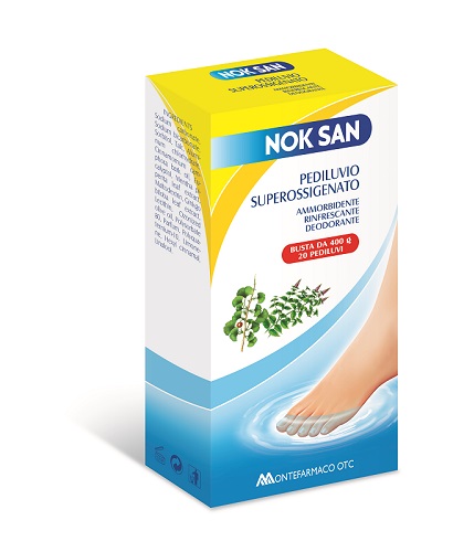 NOK SAN PEDILUVIO SUPEROSSIGENATO 400 G - Farmacia Castello Srl
