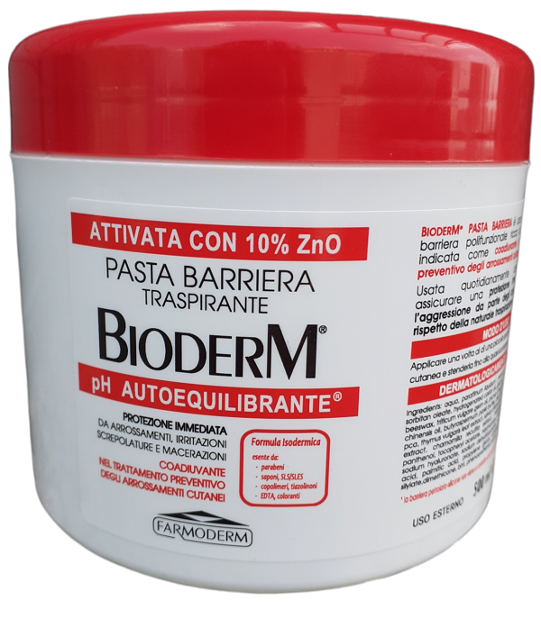 BIODERM PASTA BARRIERA ZINCO 500 ML - Farmacia Castello Srl