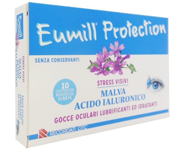 EUMILL PROTECTION GOCCE OCULARI 10 FLACONCINI MONODOSE 0,5 ML - Farmacia Castello Srl
