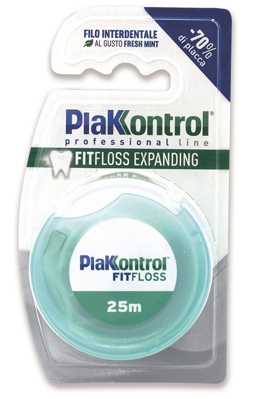 PLAKKONTROL FIT FLOSS FILO 25 M - Farmacia Castello Srl