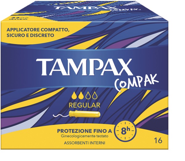 TAMPAX COMPAK REGULAR 16 PEZZI - Farmacia Castello Srl