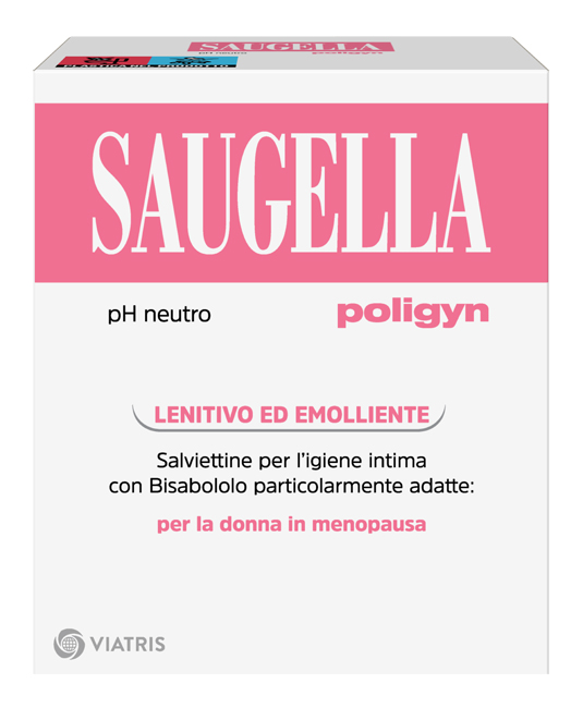 SAUGELLA POLIGYN PH NEUTRO SALVIETTINE IGIENE INTIMA LENITIVO ED EMOLLIENTE 10 PEZZI - Farmacia Castello Srl