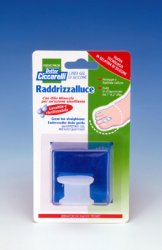 RADDRIZZA ALLUCE IN GEL DI SILICONE BIANCO SEMITRASPARENTE SAGOMATA PER PROTEGGERE E RIALLINEARE L'ALLUCE EVITANDO LO SFREGAMENTO FRA IL PRIMO E IL SECONDO DITO IGIENEPIEDE 1 PEZZO - Farmacia Castello Srl