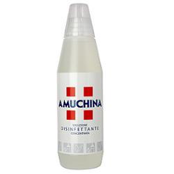 DISINFETTANTE IGIENIZZANTE A BASE DI IPOCLORITO DI SODIO ANTIMICROBICO AD AMPIO SPETTRO D'AZIONE AMUCHINA LIQUIDA 100% 1000 ML - Farmacia Castello Srl