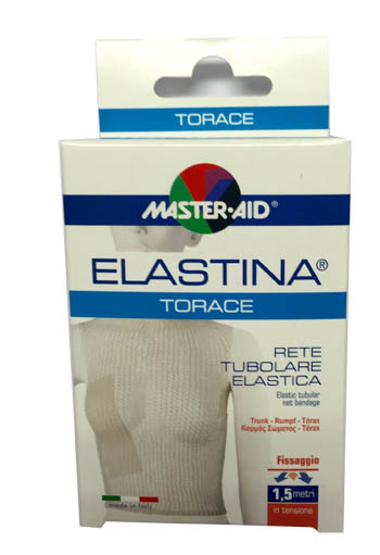 RETE TUBOLARE ELASTICA IPOALLERGENICA MASTER-AID ELASTINA TORACE 5 MT IN TENSIONE CALIBRO 8 CM - Farmacia Castello Srl