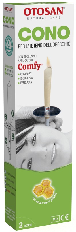 OTOSAN CONO PER L'IGIENE DELLE ORECCHIE OTOSAN+PROPOLI 2 PEZZI - Farmacia Castello Srl