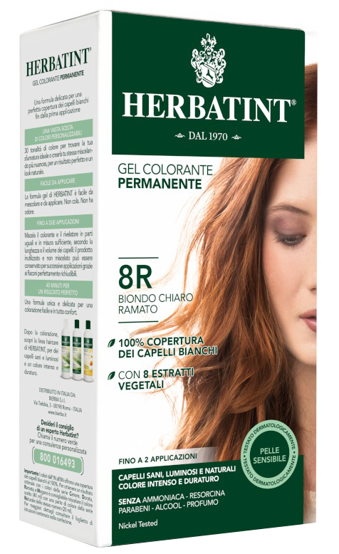 HERBATINT 8R BIONDO CHIARO RAMATO 150 ML - Farmacia Castello Srl