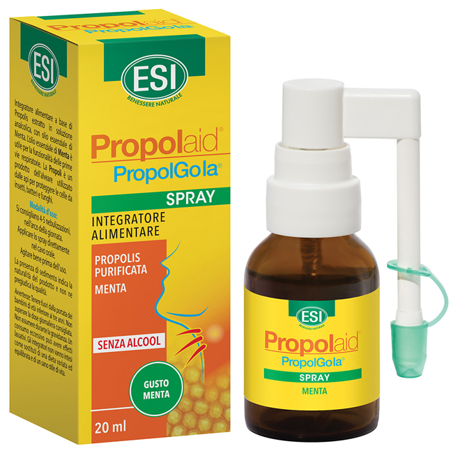 ESI PROPOLAID SPRAY GOLA ANALCOLICO MENTA 20 ML - Farmacia Castello Srl