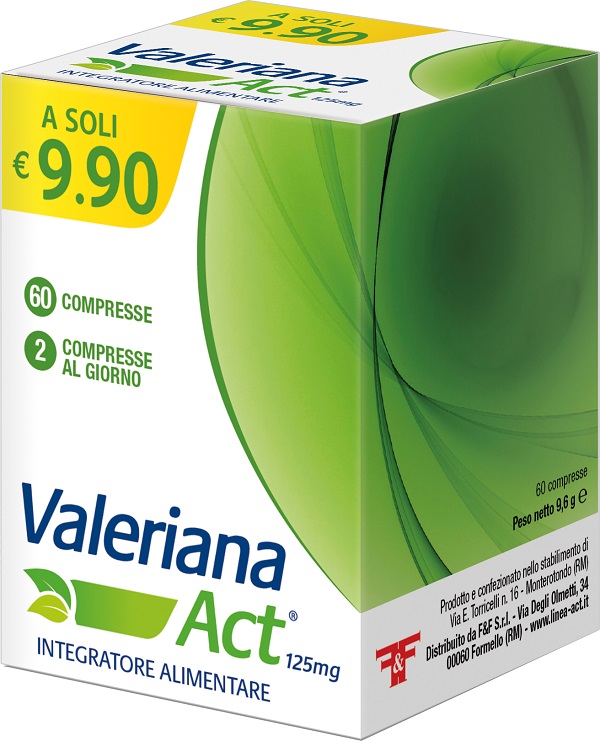 VALERIANA ACT 60 COMPRESSE - Farmacia Castello Srl