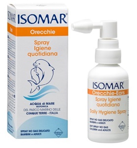 ISOMAR ORECCHIE ACQUA DI MARE SPRAY NO GAS PER IRRIGAZIONE DELL'ORECCHIO 50ML - Farmacia Castello Srl