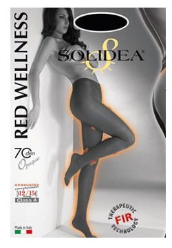 RED WELLNESS 70 OPAQUE COLLANT NERO 2M - Farmacia Castello Srl