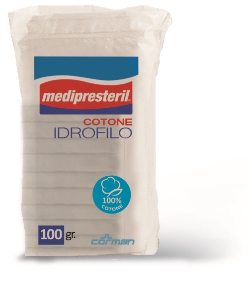 COTONE IDROFILO FU MEDIPRESTERIL CONFEZIONE DA 100GRAMMI - Farmacia Castello Srl