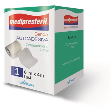 BENDA ADESIVA MEDIPRESTERIL 6X400CM - Farmacia Castello Srl