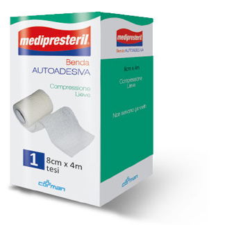 BENDA ADESIVA MEDIPRESTERIL 8X400 CM - Farmacia Castello Srl