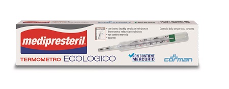 MEDIPRESTERIL TERMOMETRO ECOLOGICO SENZA MERCURIO - Farmacia Castello Srl