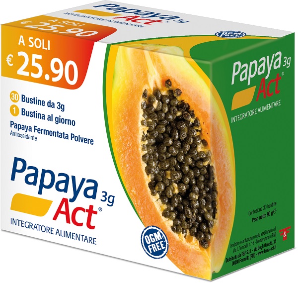 PAPAYA ACT 3G 30 BUSTINE - Farmacia Castello Srl