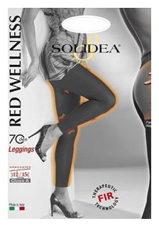 RED WELLNESS 70 LEGGINS NERO 2M - Farmacia Castello Srl