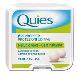 TAPPO AURICOLARE QUIES CERA 8 PAIA - Farmacia Castello Srl