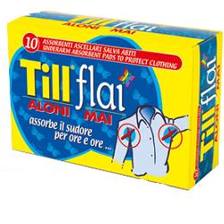 TILL FLAI ASSORBENTI ASCELLARI 10 PEZZI - Farmacia Castello Srl