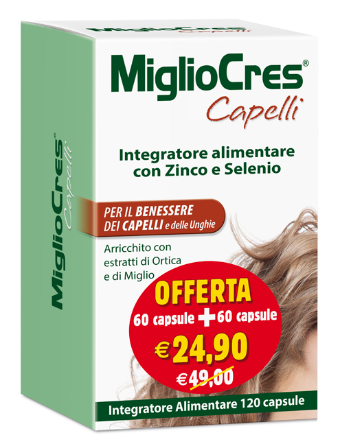 MIGLIOCRES 60+60 CAPSULE 60 G PROMOZIONE - Farmacia Castello Srl