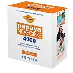DIETALINEA PAPAYA NOAGING 4000 21 BUSTINE MONODOSE 4 G ASTUCCIO 84 G - Farmacia Castello Srl