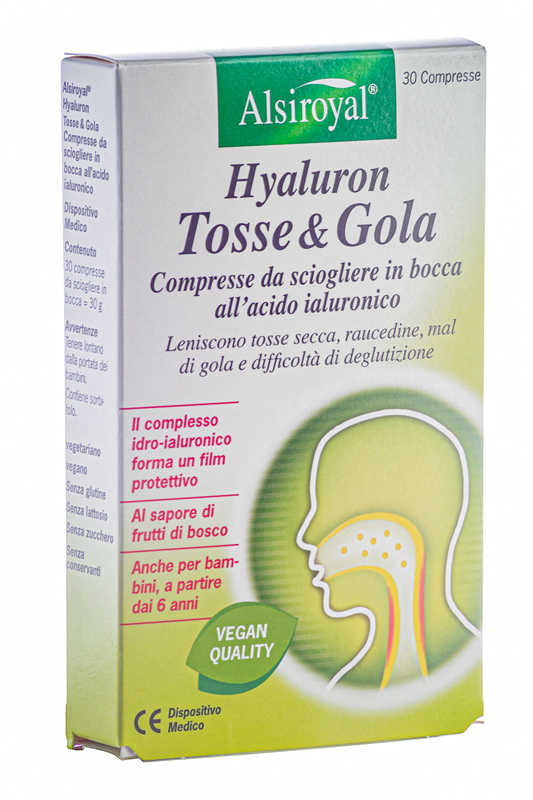 HYALURON TOSSE & GOLA 30 COMPRESSE N - Farmacia Castello Srl