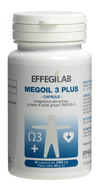 MEGOIL3 PLUS 40 CAPSULE - Farmacia Castello Srl