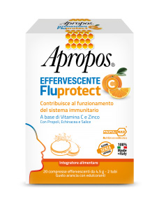 APROPOS FLUPROTECT EFFERVESCENTE C 20 COMPRESSE - Farmacia Castello Srl