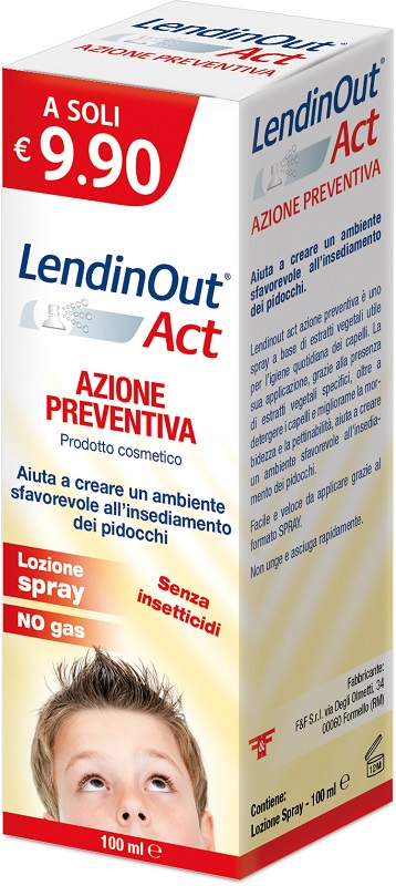LENDINOUT ACT AZIONE PREVENTIVA SPRAY 100 ML - Farmacia Castello Srl