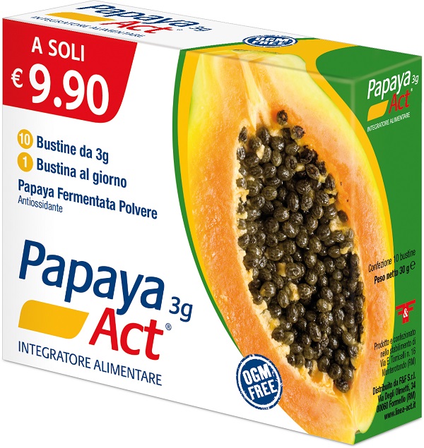 PAPAYA ACT 3G 10 BUSTINE - Farmacia Castello Srl