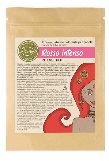 HIMALAYA HENNA COLORS ROSSO INTENSO 100 G - Farmacia Castello Srl
