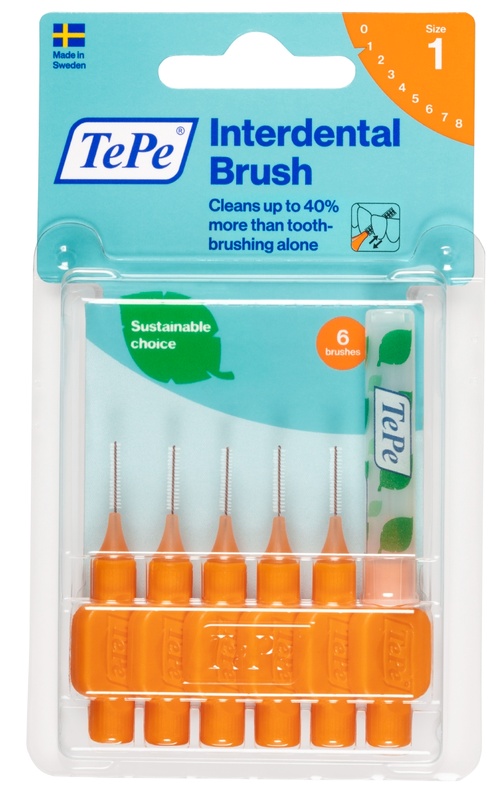 TEPE SCOVOLINO ARANCIONE 0,45 MM 6 PEZZI - Farmacia Castello Srl